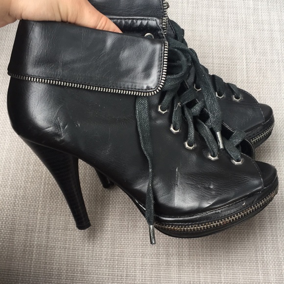 Open Toe Booties - Picture 4 of 9